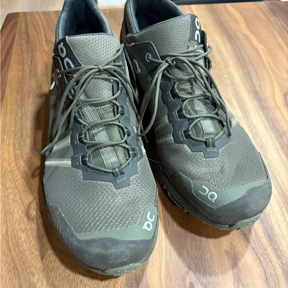 On Running Men's Athletic Shoes - Olive and Black
